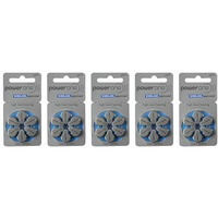 Fcs Mercury-Free Zinc Air Power One Size 675 Hearing Aid Battery (P675, 5 Strip 30 Pc Batteries)