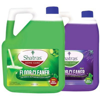 Shatras All In One Lavender & Green Lime Surface & Floor Cleaner - 5 Liter | Powerful 10X Cleaning Formula With Pleasant Fragrance | Kills 99% Germ | Suitable For All Floor Cleaner Mops (Pack Of 2)
