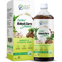 Fytika Kolest Cholesterol Care Juice (1L) | Blend Of 11 Ayurvedic Herbs | Arjunachhal, Shankhpushpi, Sarapgandha, Jatamansi | Authentic Ayurvedic Juice For Daily Use (Pack Of 1)