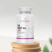 Autoimmunity Care: Veg Digest All Care - Advanced Digestive Enzymes, Multi Enzyme Amylase (Carbohydrate Digesting), Prevents Indigestion, Bloating, Gas & Discomfort. | 30 Veg Capsules