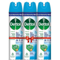 Dettol Multi-Surface Disinfectant Sanitizer Spray Bottle, 225Ml-Pack Of 3 (Spring Blossom)