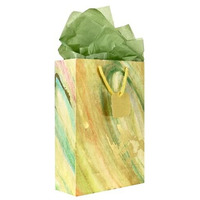 Kidsywinsy Pack Of 5 Wave Gift Bag (Small,7 * 3 * 10.5 Inches) With Tissue & Thank You Card-Paper Gift Bags | Return Gift Bags For Pooja, Baby Shower, Festive Gifting, Birthday, Wedding