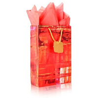 Kidsywinsy Pack Of 5 Checks Gift Bag (Small,7 * 3 * 10.5 Inches) With Tissue & Thank You Card-Paper Gift Bags | Return Gift Bags For Pooja, Baby Shower, Festive Gifting, Birthday, Wedding