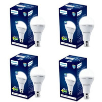 Philips 12W Emergency Bulb | Rechargeable Emergency Bulb For Power Cuts | Backup : 4Hrs, Cool Day Light,Pack Of 4