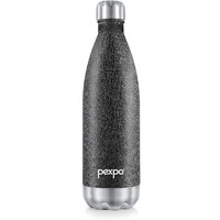 Pexpo Electro Hot & Cold Isi Certified Flask | Stainless Steel Water Bottle - 750Ml Black | Thermoflask | Office Bottle | Workout | Travelling | Home | Adults & Kids
