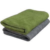 Yellow Weaves Super Soft Microfiber Hand Towels, Gym & Workout Towels 400 Gsm, Multicolour 2, Set Of 2