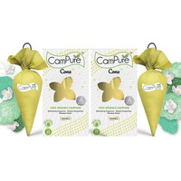 Mangalam Campure Camphor Cone (Mogra) Pack Of 2 - Room, Car And Air Freshener & Mosquito Repellent