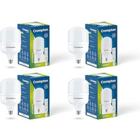 Crompton Led60Dfcdlpro-2 Base B22 60-Watt Led Bulb Combo (Pack Of 4, Cool Day Light)