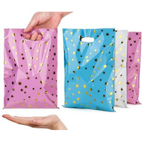 Jellybaby Colorful Return Gift Bags In Bulk - Aluminum Goody Bags For Party Favors, Birthdays, Small Presents, Marriage - Size: 20 * 29 Cm, Pack Of 1, Multicolor, 24 Count
