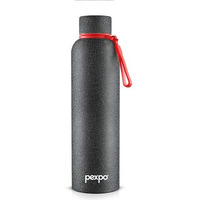Pexpo Bravo 1000Ml Hot & Cold Isi Certified Flask- Black- Stainless Steel Water Bottle | Office| Gym| Travelling| Home| School| Adults & Kids