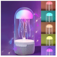 One94Store Jellyfish Lamp Bluetooth Speaker  7-Color Changing Led Night Light With Floating Jellyfish Effect, Smart Wireless Speaker, 1500Mah Rechargeable Battery