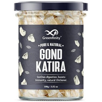 Greenfinity Gond Katira (Tragacanth) 100 Grams| Pure & Natural Edible Gond | Cooling & Digestive | 100% Vegetarian