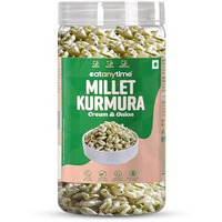 Eat Anytime Cream & Onion Millet Kurmura | Crispy, Flavorful Snack | With Rich Creamy Onion Taste | Made With Nutritious Millets | High In Fiber | Gluten-Free | Healthy Snacking (Pack Of 1)