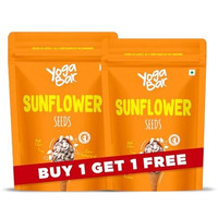 Yogabar Organic Sunflower Seeds 500G (250G*2, Pack Of 2) | Buy 1 Get 1 Free | Rich In Omega-3 & Antioxidants | Supports Skin Health, Gut Health & Weight Management | Superfood For Healthy Eating