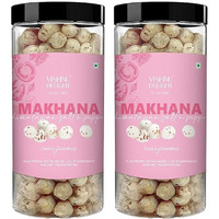 Vishnu Delight Organic Roasted Makhana Snack Packs, 2 X 90G, Himalayan Salt & Pepper Flavor - Healthy, Tasty, And Sustainably Sourced Fox Nuts With A Touch Of Himalayan Magic