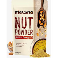Mevano Nuts Powder For Kids, 400G | Rich In Omega-3, No Added Sugar | Badam Powder With Walnut, Cashew, Pista - Dry Fruits Powder For Baby | 20% Protein, 17 Vitamins & Minerals
