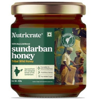 Nutricrate Sundarban Honey | 100% Pure & Organic Raw Honey From Sundarbans | No Sugar Or Adulteration | Unprocessed Natural Honey For Healthy Lifestyle | 250G Pack Of 1