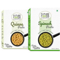 Future Foods Pasta Combo - Quinoa Pasta & Spinach Pasta 250G | Gluten-Free | Nutrient-Rich | No Maida Or Wheat | High Protein | Easy To Digest | Rich In Fibre | Celiac-Safe Pack Of 2