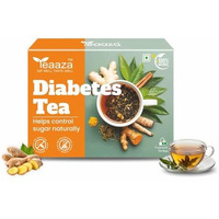 Teaaza Diabetes Tea Bags  100% Herbal & Organic Tea -Your Natural Solution For Blood Sugar Control With Ayurvedic Herbs And Green Tea For Diabetes Care. Caffeine-Free Tea | Rich In Antioxidants | Tea For Diabetes | 15 Eco Friendly Pyramid Tea Bags