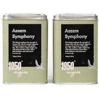 1950 Origins Combo Pack Of 2 X 150 Gm Assam Symphony |100% Natural Loose Leaf Tea|Pure Assam Ctc & Orthodox Whole Leaf|Kadak Chai |Strong & Fresh|Tin Caddy | Premium Black Tea