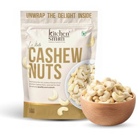 Kitchensmith Premium Whole Cashew 250 Gm (Grade W240) |Crunchy Cashews, Kaju Dry Fruit, Cashew Nuts | Gluten Free & Plant Based Protein (Air Tight Pouch)