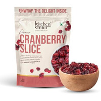 Kitchensmith Cranberry Slice 250 Gm | Usa Origin Sliced Cranberries, Rich In Calcium, Healthy Snack For Kids And Adults, Boost Immunity (Air Tight Pouch)