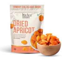 Kitchensmith Dried Apricot 250 Gm | Exotics Apricots Dry Fruits, Dry Apricot, Seedless Apricots, Jardalu | Naturally Sourced, No Added Sugar, Rich In Vitamins, Juicy (Air Tight Pouch)