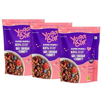 Yogabar Wholegrain Breakfast Muesli - Dark Chocolate + Cranberry, 700G (Pack Of 3) (Super Saver Pack) | Healthy Breakfast Cereals | Granola| Antioxidant Rich | Healthy Food For Breakfast |Protein Rich