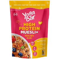 Yogabar High Protein Muesli 350Gm, Fruits & Nut, 22 G Protein, With Apple, Almonds & Super Seeds, Protein Breakfast Cereals
