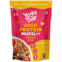 Yogabar High Protein Muesli 850Gm Fruits & Nut, 22G Protein| Packed With Apple, Almonds, & Super Seeds| Best High Protein Breakfast Cereal For Energy & Nutrition
