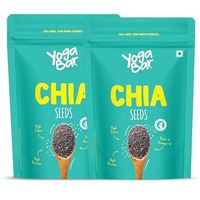 Yogabar Organic Chia Seeds 500 Gram|250G*2, Pack Of 2|Buy 1 + 1 Free|Rich In Omega-3 & Antioxidants|Supports Skin Health, Gut Health & Weight Management|Superfood For Healthy Eating|2 Count