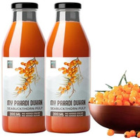 My Pahadi Dukan Himalayan Sea Buckthorn Pulp Concentrate 600Ml | Omega 3, 6, 7, 9 & Vitamin C Rich | Boosts Immunity & Antioxidant | No Added Sugar | Supports Skin & Heart Health