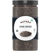 Nutraj Raw Chia Seeds 500G Jar, Chia Seed With Omega-3, Non-Gmo, Gluten Free, Keto Diet Friendly.