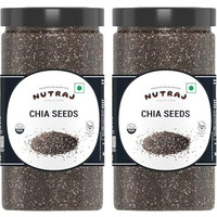 Nutraj Chia Seeds 1Kg (500G X 2) Jar | Seeds For Eating | Seed Cycling