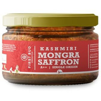 First Bud Organics Premium Kashmiri Mogra Saffron - 2 Grams | 100% Pure Saffron, Handpicked, Grade A++, High Potency | Perfect For Cooking, Baking, And Medicinal Use