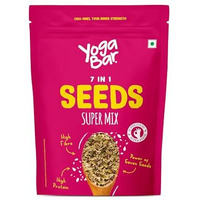 Yogabar 7-In1 Seeds Mix 250G | Mixed Seeds Chia, Pumpkin, Flax, Sunflower, Watermelon, Sesame & Soy Nuts Mix | Rich In Protein & Fibre | High Protein Snack With Anti-Oxidants