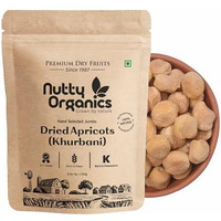 Nutty Organics Dried Apricots Jardalu 500 Gm | Nutritious| Rich In Iron | Tasty & Healthy Nuts Dry Fruits | Rich In Protein | Gluten Free | Vegan