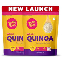 Yogabar Quinoa 2 Kg (1 Kg, Pack Of 2) | Gluten Free Quinoa | Weight Loss Alternative To Rice And Wheat | High In Iron & Fibre