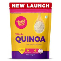 Yogabar Whole Quinoa 1Kg Pouch - Gluten Free Quinoa Grain - Diet Food For Weight Loss Management - Helps Manage Sugar Levels - Low Gi For Sustained Energy