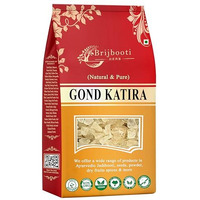 Brijbooti Gond Katira Pure Organic Edible Gum-(800 Gr) | A Grade | Tragacanth Gum Crystals | Kathila Gum | High Cooling Properties | 100% Natural | Astragalus Gummifer | Fssai, Gmp, Iso Certified