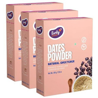 Early Foods - Pack Of 3-100% Dry Dates Powder | Kharik/Khajur Powder | 100% Natural Sweetener | No Maltodextrin, No Chemicals | Substitute For Refined Sugar | Dates Powder 200Gms X 3