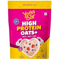 Yogabar High Protein Oats 850Gm, Fruit & Super Seeds | 23G Protein, Breakfast Cereals Oatmeal For Weight Management | Complete And Pure Protein Blend With Whey + Soy