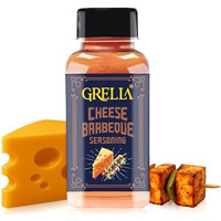 Grella Cheese Barbeque Seasoning Powder | 125 Gms | Cheese Powder For Popcorn, Tacos, Pasta, Fries, Dips And Other Snacks | Barbeque Cheddar Cheese Powder
