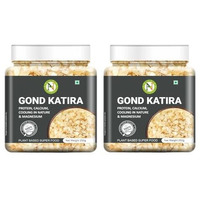 Naturevit Pure Gond Katira, 500Gm | Organic Almond Gum Badam Pisin | Edible Gum | With Excellent Cooling Properties | Herbal Superfood | Tragacanth Gum | Katora Gum Crystals | Badam Gondh For Summer | Badam Gum | Badam Banka | White Almonds Goond | Gaund