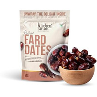 Kitchensmit Fard Dates 400 Gm | Omani/Fard Dates No Preservatives & Added Sugar | High Fibre | Energy Health Snacks