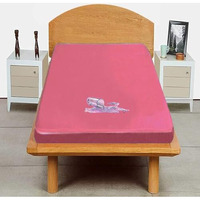 Trance Cotton Feel Terry Ultra Soft Waterproof Mattress Protector | Breathable - Hypoallergenic Mattresses Cover (72X36 Inch | 6X3 Feet, Pink - Pack Of 1)