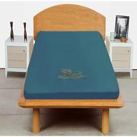 Trance Cotton Feel Terry Ultra Soft Waterproof Mattress Protector | Breathable - Hypoallergenic Mattresses Cover (78X36 Inch | 6.5X3 Feet, Teal - Pack Of 1)