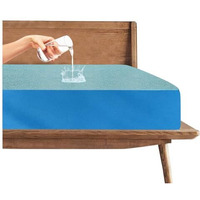 Trance Waterproof Terry Fabric Ultra Soft Mattress Protector | Breathable | Hypoallergenic Bed Cover | Mattresses Cover (75X36 Inch | 6.25X3 Feet_ Turquoise)