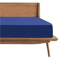 Trance Cotton Feel Terry Ultra Soft Waterproof Mattress Protector | Breathable - Hypoallergenic Mattresses Cover (72X84 Inch | 6X7 Feet, Classic Blue - Pack Of 1)