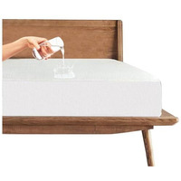 Trance Cotton Feel Terry Ultra Soft Waterproof Mattress Protector | Breathable - Hypoallergenic Mattresses Cover (78X78 Inch | 6.5X6.5 Feet, White - Pack Of 1)